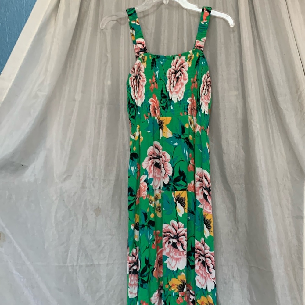 Tropical maxi dress